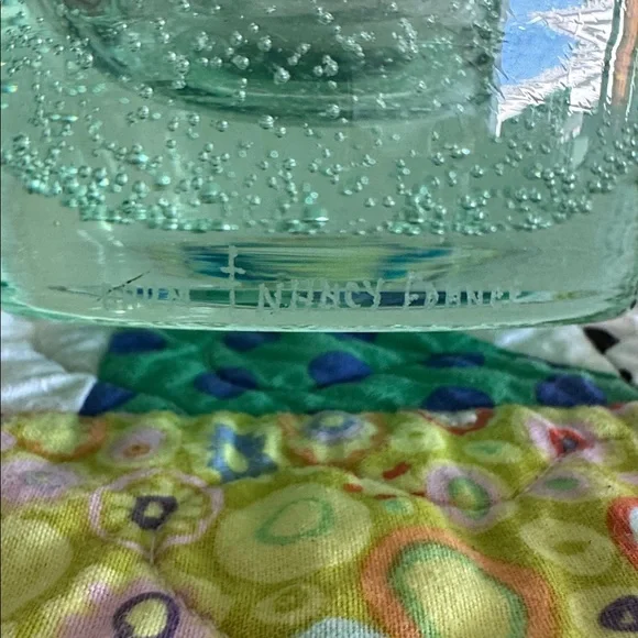 STUNNING French Art Deco Green Glass Vase by Daum (Nancy), 1930s, THICK HEAVY - Picture 8 of 8